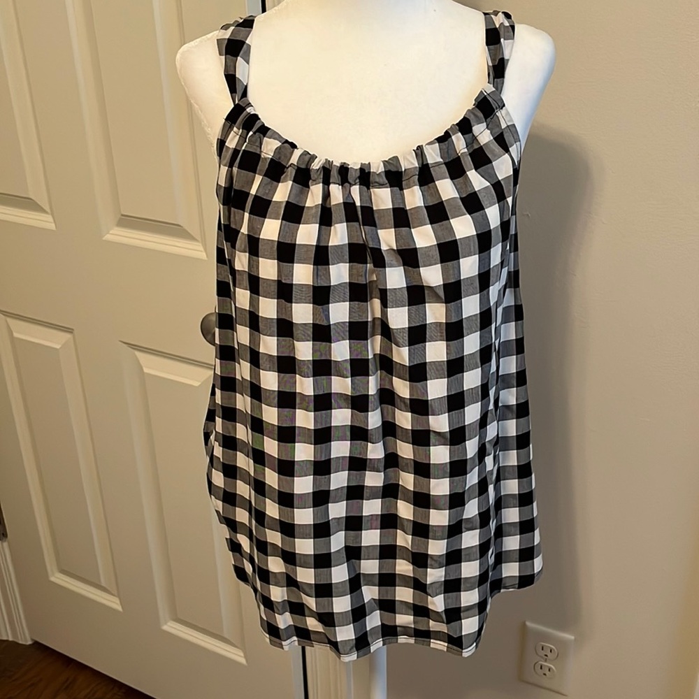 Gingham tank